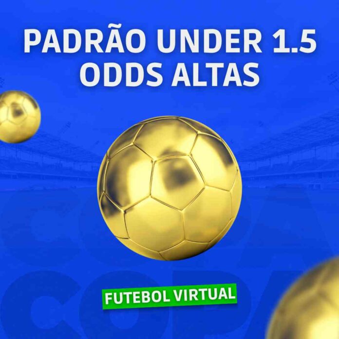 Padrão Under 1.5 futebol virtual